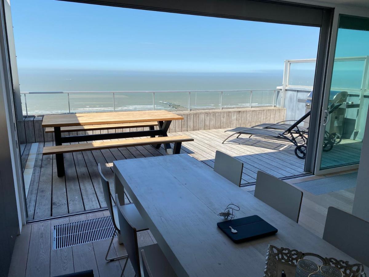 Penthouse Sea-Loft Blankenberge, Uniek Zeezicht, Luxeloft Met 40M2 Terras! Διαμέρισμα Εξωτερικό φωτογραφία