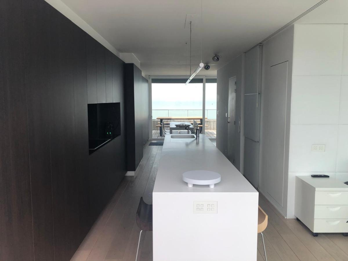 Penthouse Sea-Loft Blankenberge, Uniek Zeezicht, Luxeloft Met 40M2 Terras! Διαμέρισμα Εξωτερικό φωτογραφία