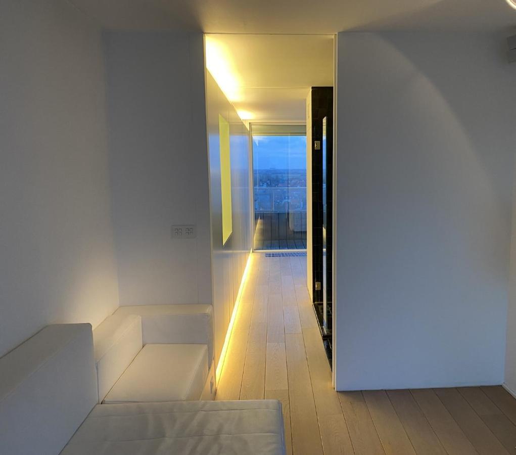 Penthouse Sea-Loft Blankenberge, Uniek Zeezicht, Luxeloft Met 40M2 Terras! Διαμέρισμα Εξωτερικό φωτογραφία